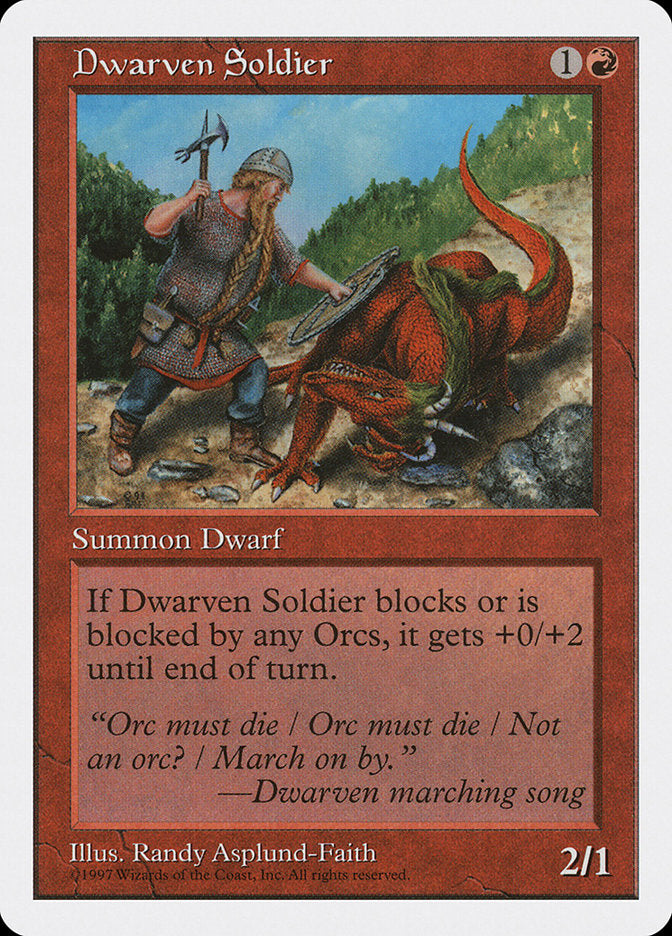 Dwarven Soldier: Fifth Edition