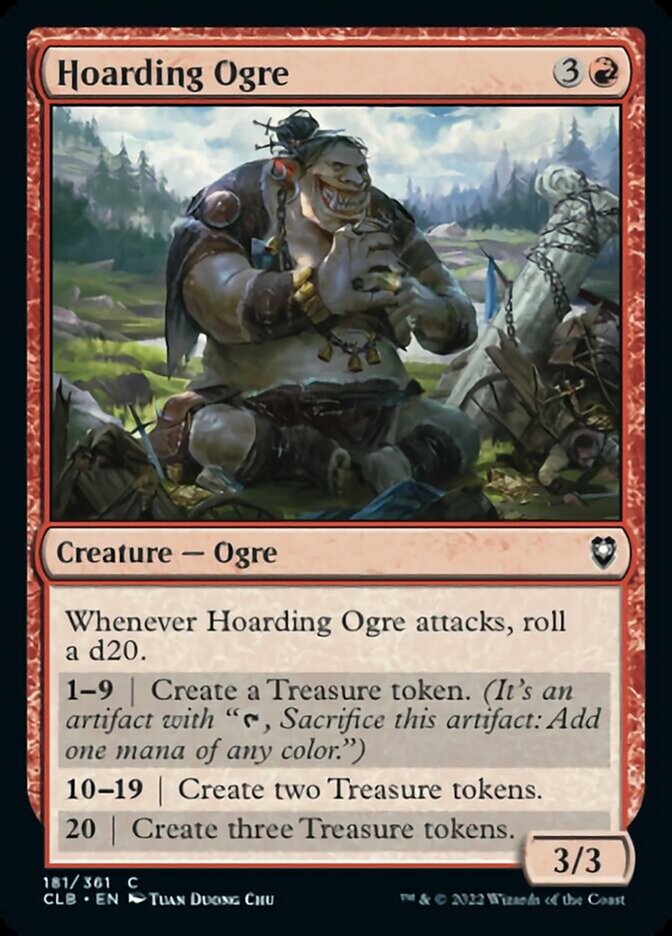 Hoarding Ogre - (Foil): Commander Legends: Battle for Baldur's Gate