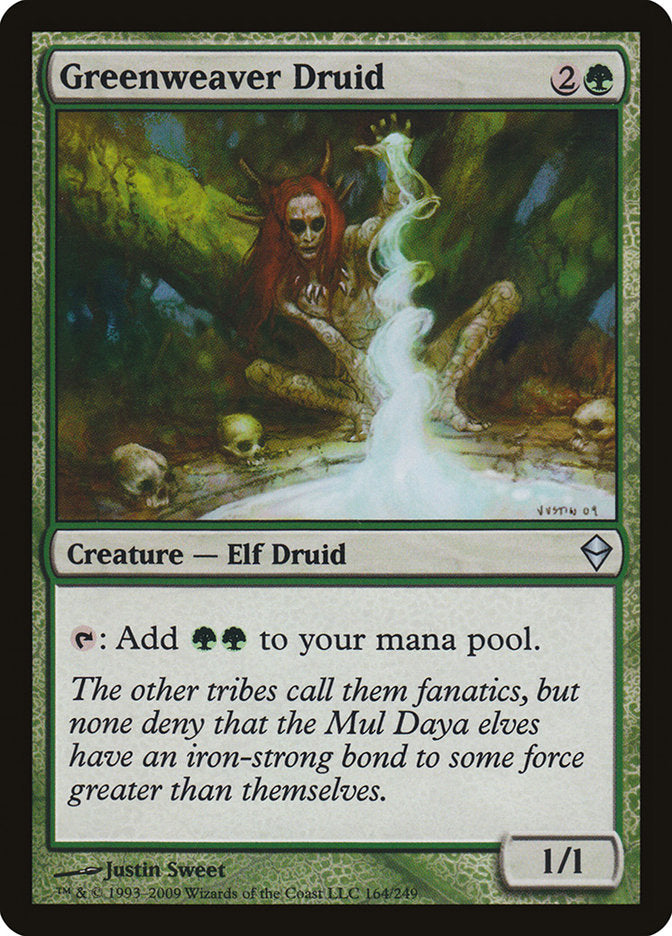 Greenweaver Druid: Zendikar