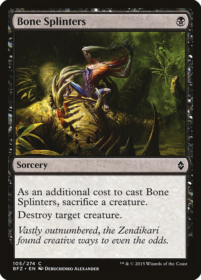 Bone Splinters: Battle for Zendikar