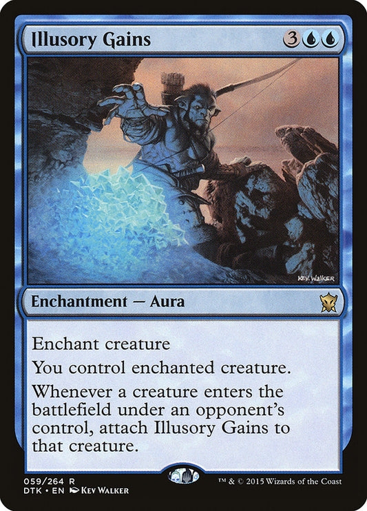 Illusory Gains - (Foil): Dragons of Tarkir