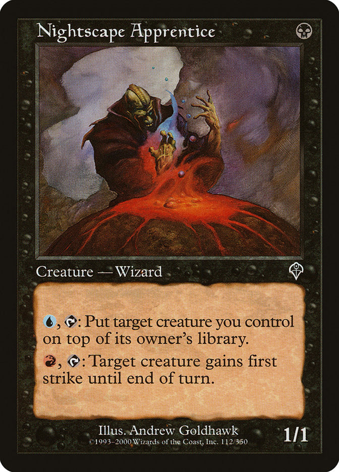 Nightscape Apprentice - (Foil): Invasion