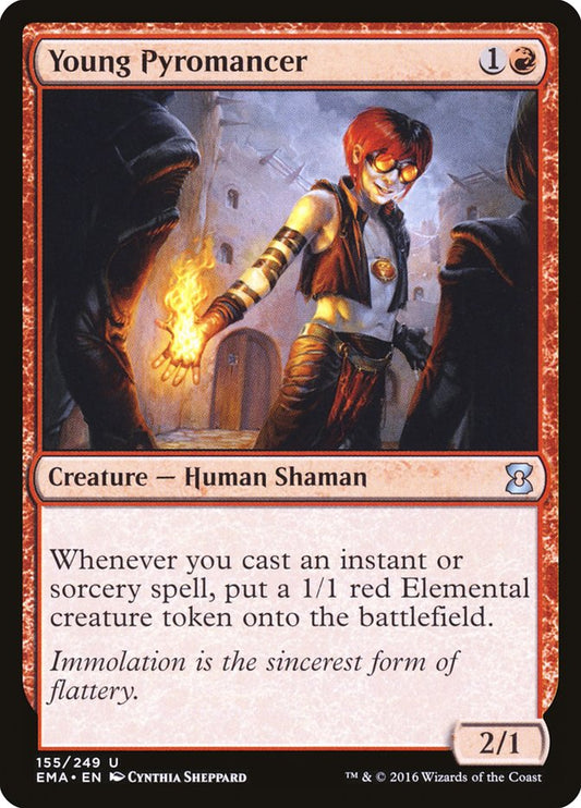 Young Pyromancer - (Foil): Eternal Masters