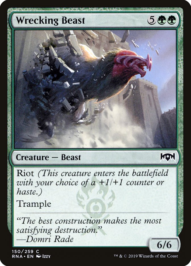 Wrecking Beast - (Foil): Ravnica Allegiance