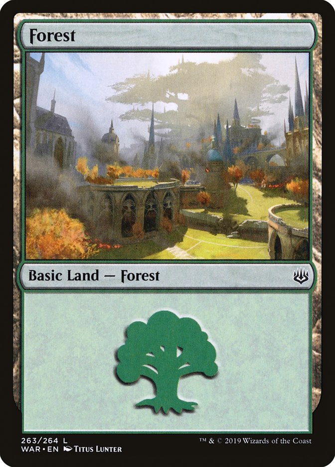 Forest (#263) - (Foil): War of the Spark