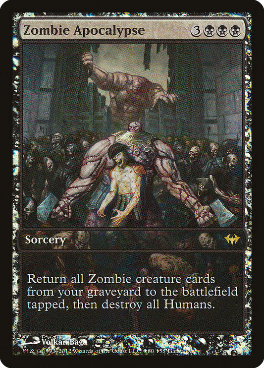 Zombie Apocalypse (Game Day) (Full Art) - (Foil): Dark Ascension Promos