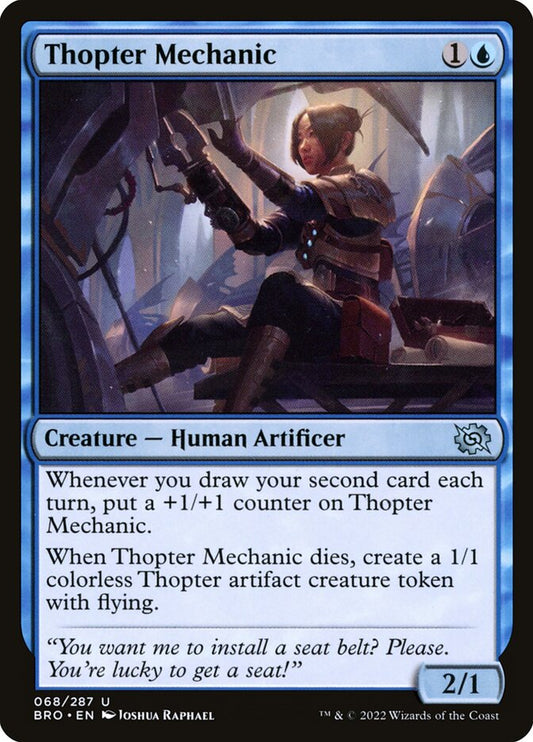 Thopter Mechanic - (Foil): The Brothers' War