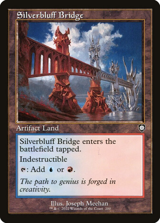 Silverbluff Bridge (Retro Frame): The Brothers' War Commander