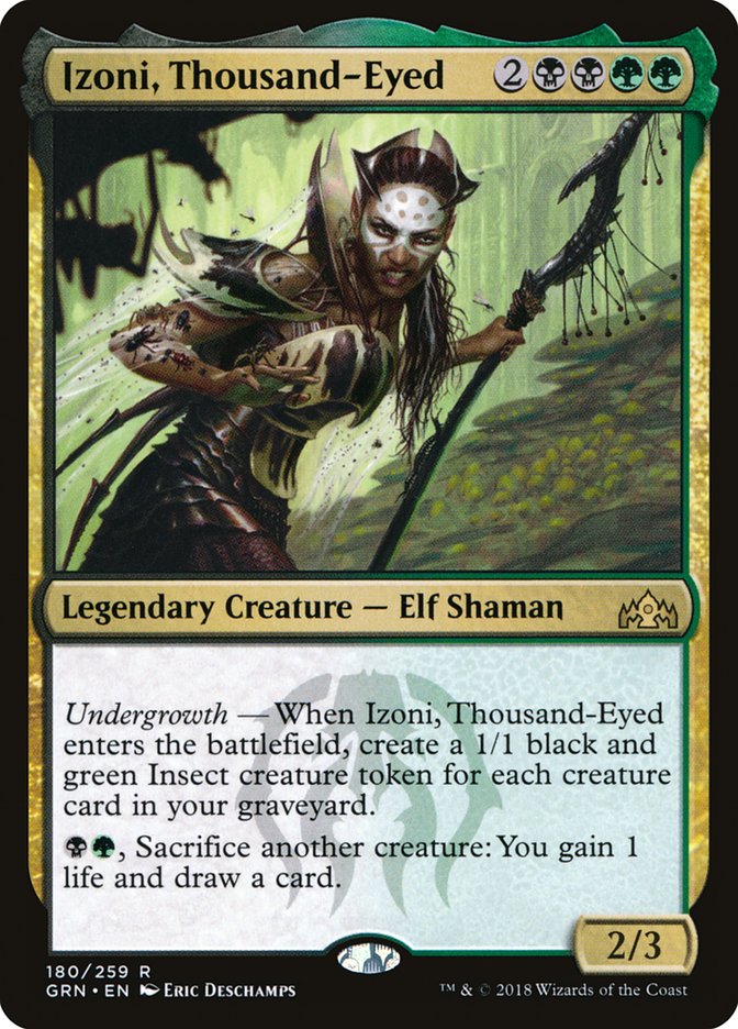Izoni, Thousand-Eyed - (Foil): Guilds of Ravnica