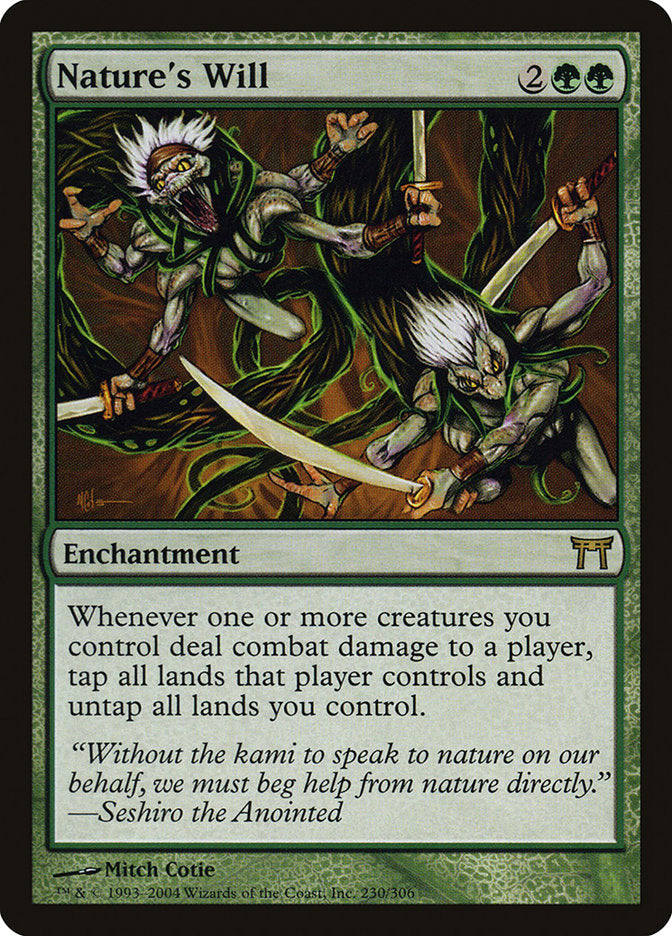 Nature's Will - (Foil): Champions of Kamigawa