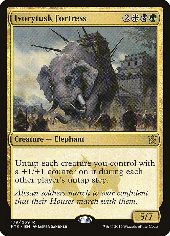 Ivorytusk Fortress - (Foil): Khans of Tarkir