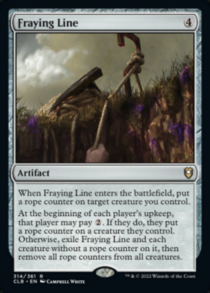 Fraying Line - (Foil): Commander Legends: Battle for Baldur's Gate