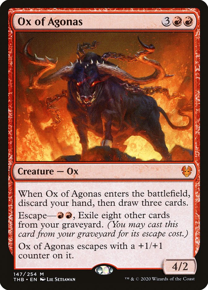 Ox of Agonas - (Foil): Theros Beyond Death