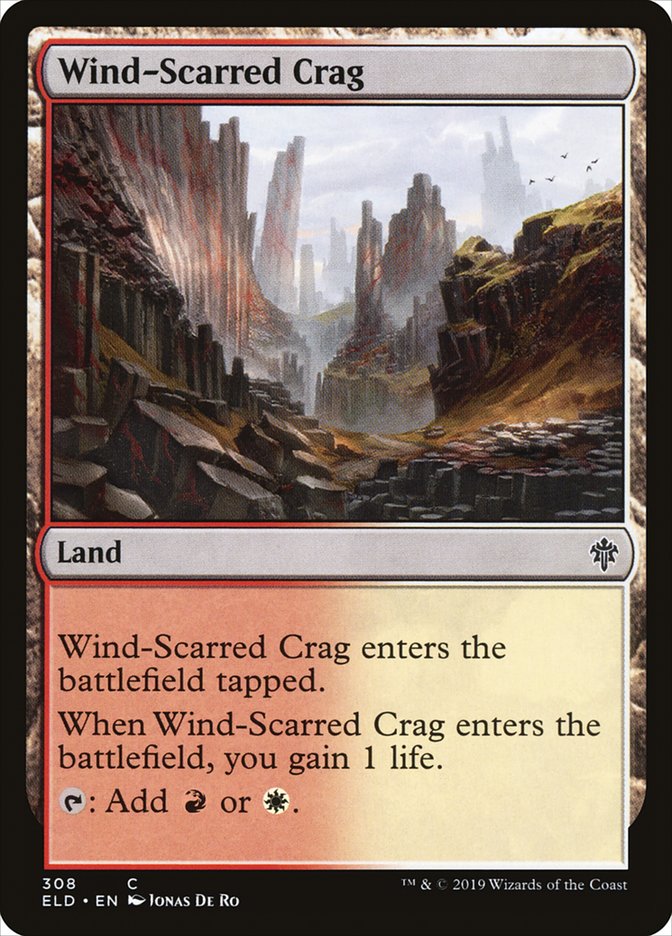 Wind-Scarred Crag (Planeswalker Deck): Throne of Eldraine