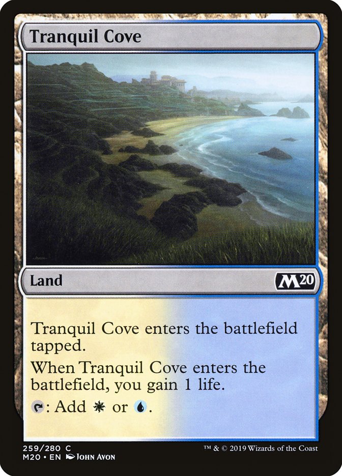 Tranquil Cove - (Foil): Core Set 2020