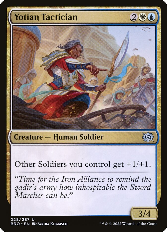 Yotian Tactician - (Foil): The Brothers' War