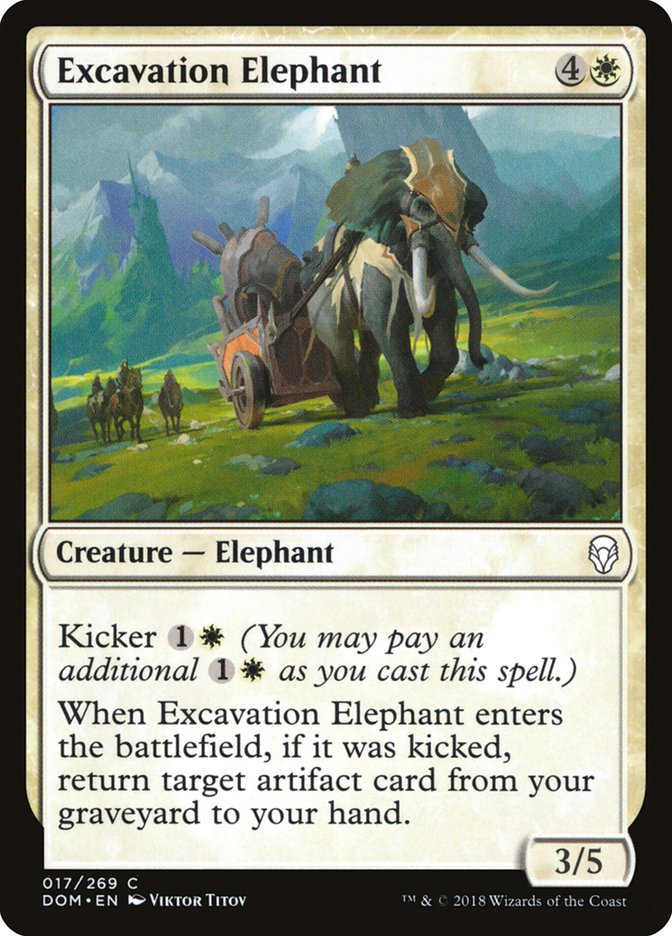Excavation Elephant: Dominaria