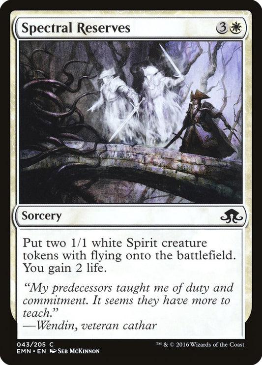 Spectral Reserves - (Foil): Eldritch Moon