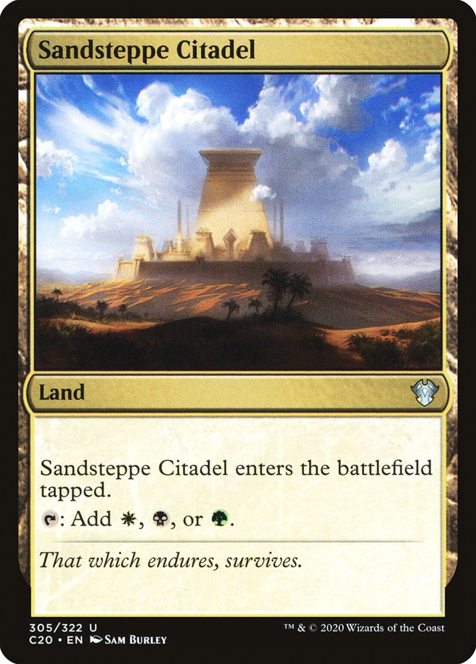 Sandsteppe Citadel: Commander 2020