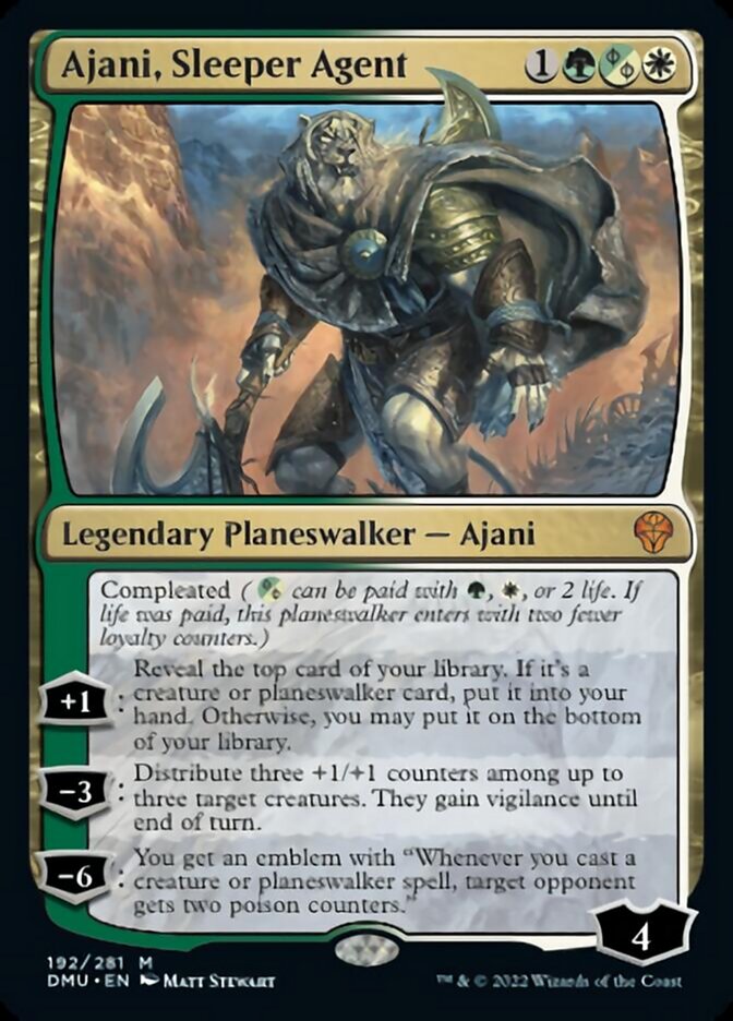 Ajani, Sleeper Agent - (Foil): Dominaria United
