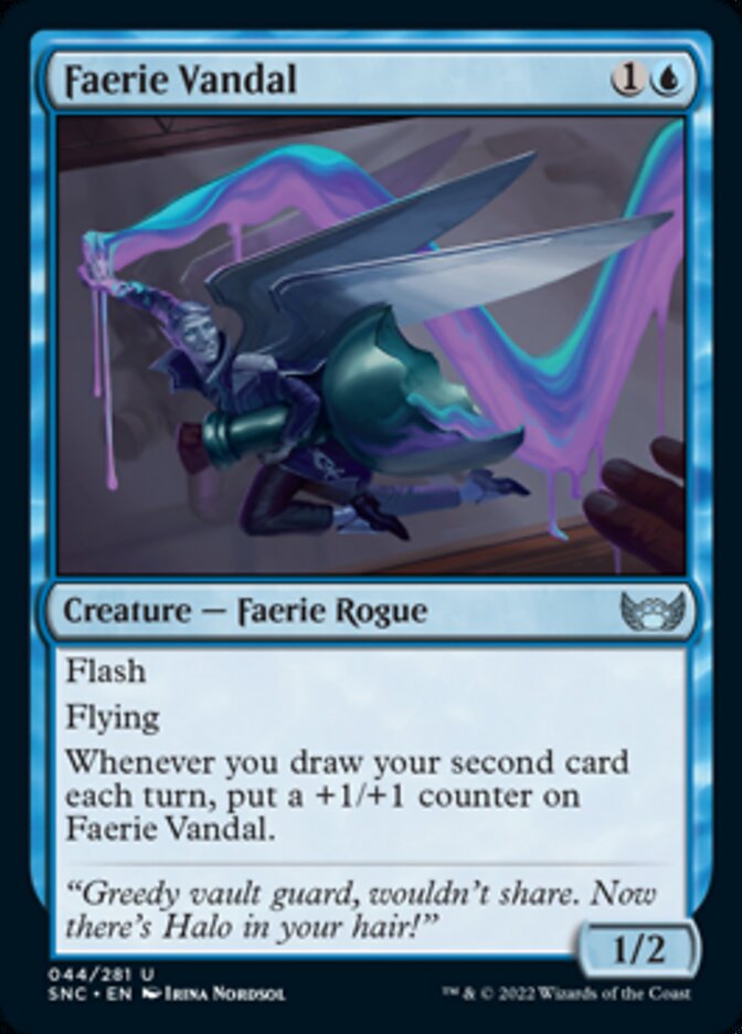 Faerie Vandal - (Foil): Streets of New Capenna