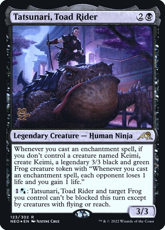Tatsunari, Toad Rider: Kamigawa: Neon Dynasty Promos