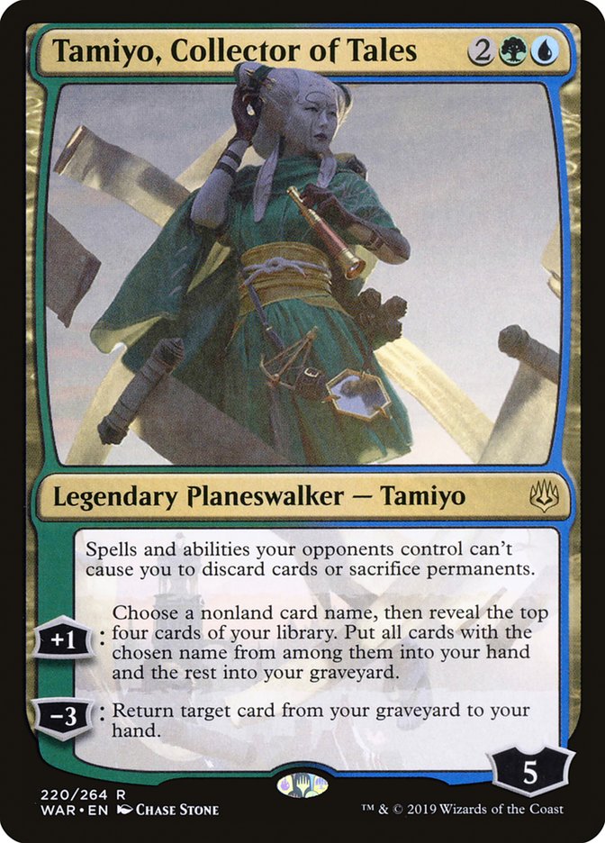 Tamiyo, Collector of Tales - (Foil): War of the Spark