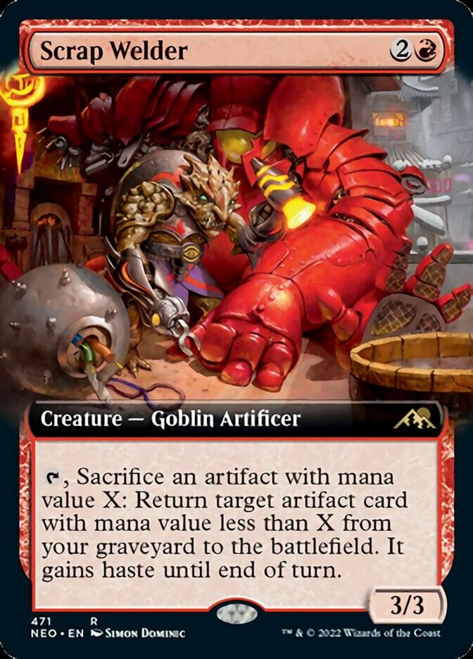 Scrap Welder (Extended Art): Kamigawa: Neon Dynasty