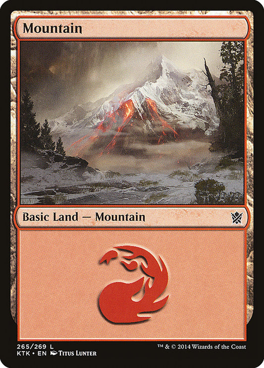 Mountain (#265): Khans of Tarkir