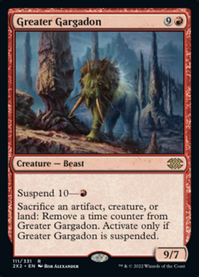 Greater Gargadon - (Foil): Double Masters 2022