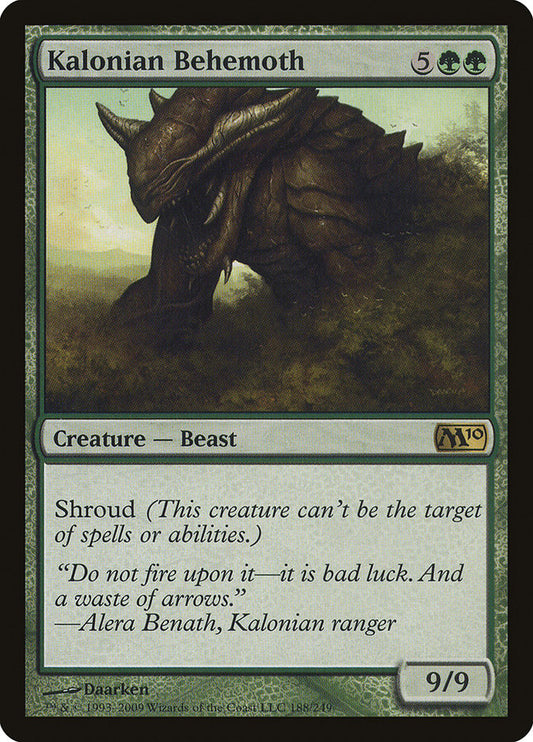 Kalonian Behemoth: Magic 2010