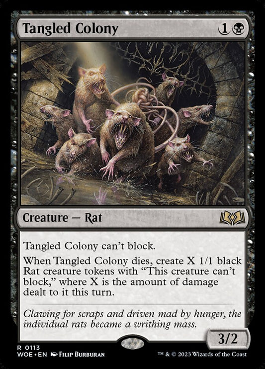Tangled Colony - (Foil): Wilds of Eldraine