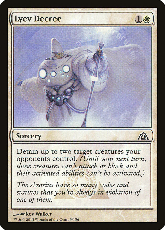 Lyev Decree - (Foil): Dragon's Maze