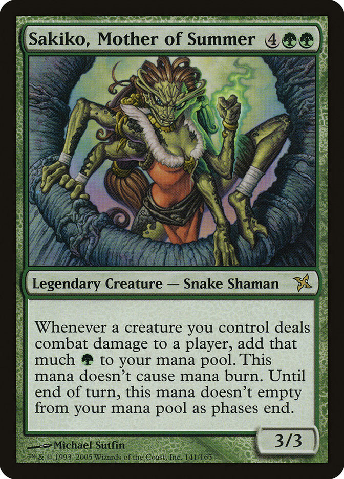 Sakiko, Mother of Summer - (Foil): Betrayers of Kamigawa