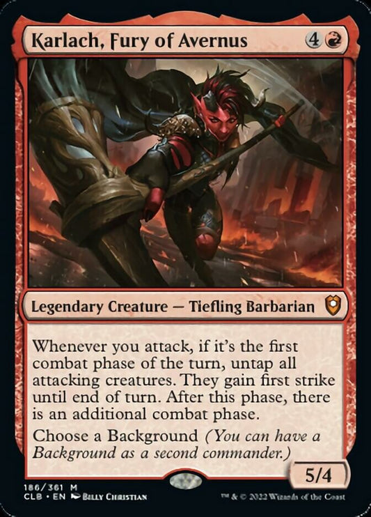 Karlach, Fury of Avernus - (Foil): Commander Legends: Battle for Baldur's Gate