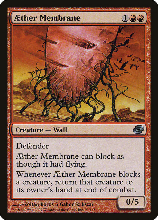 Aether Membrane: Planar Chaos