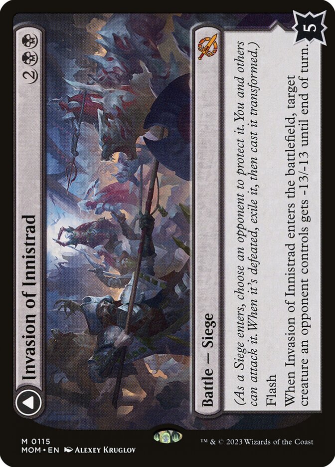 Invasion of Innistrad // Deluge of the Dead - (Foil): March of the Machine