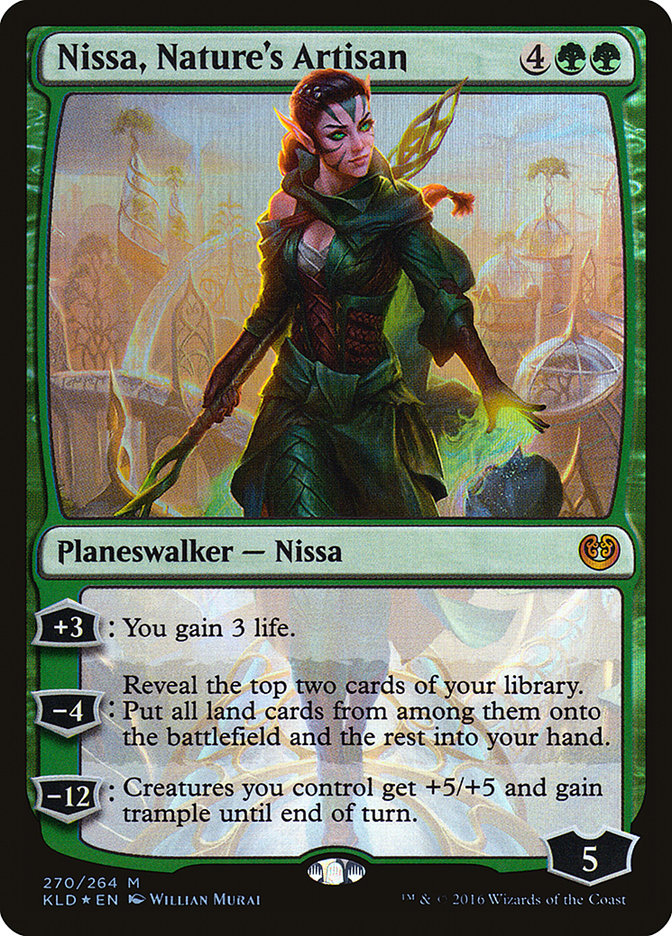 Nissa, Nature's Artisan (Planeswalker Deck) - (Foil): Kaladesh