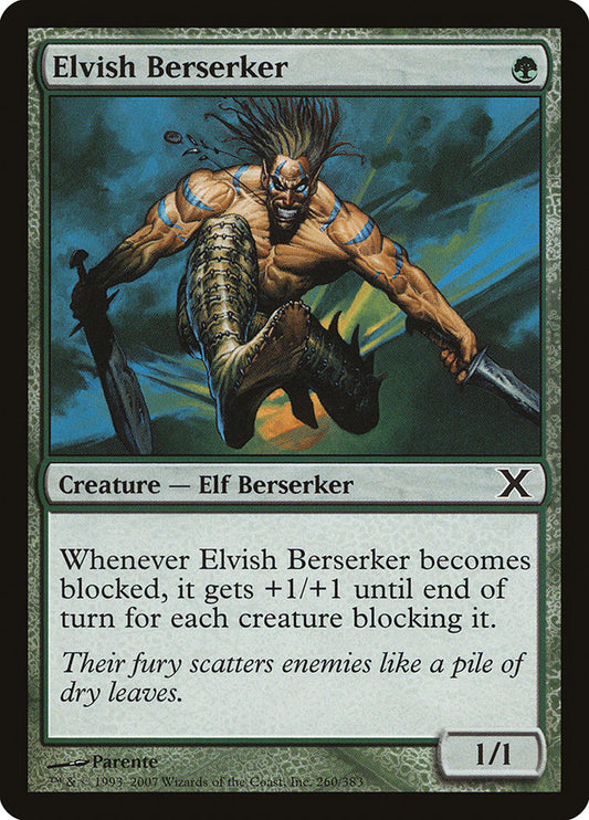 Elvish Berserker - (Foil): Tenth Edition