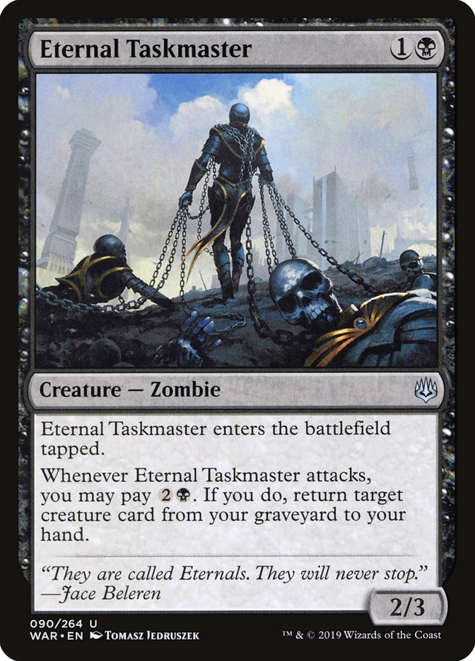 Eternal Taskmaster - (Foil): War of the Spark