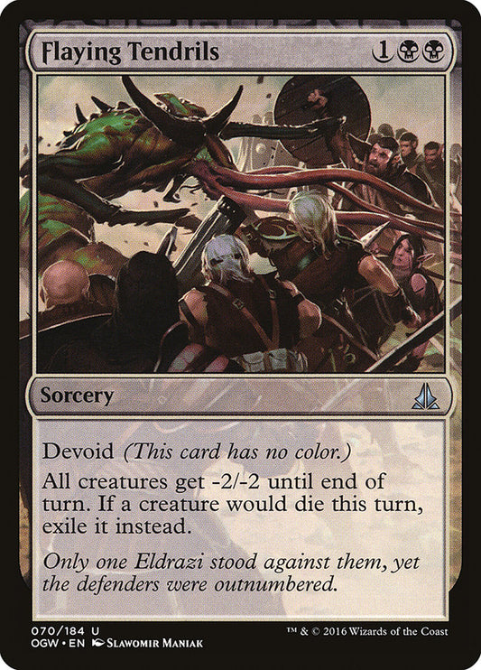 Flaying Tendrils - (Foil): Oath of the Gatewatch