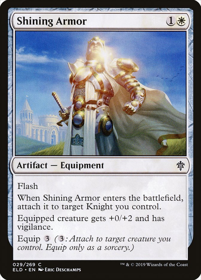 Shining Armor - (Foil): Throne of Eldraine