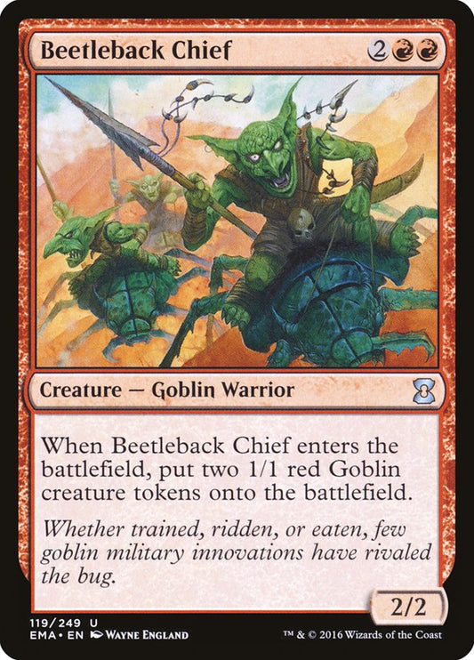 Beetleback Chief - (Foil): Eternal Masters