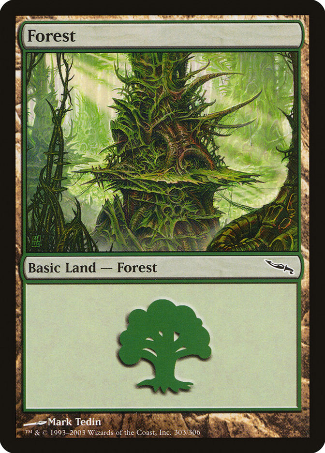 Forest (#303): Mirrodin