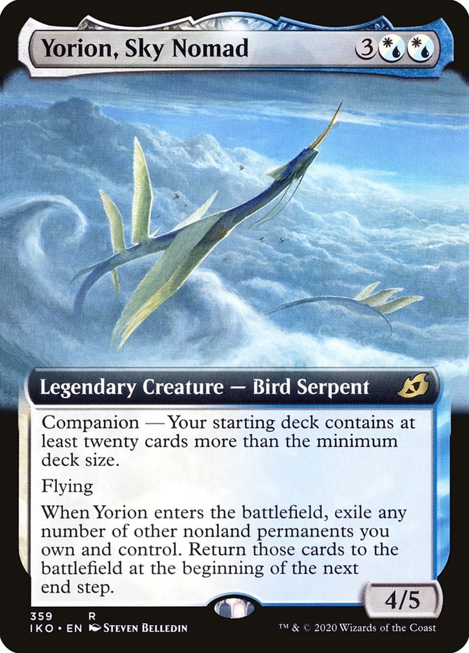 Yorion, Sky Nomad (Extended Art): Ikoria: Lair of Behemoths