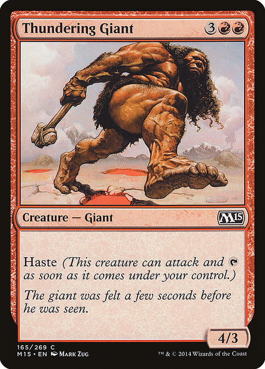 Thundering Giant - (Foil): Magic 2015