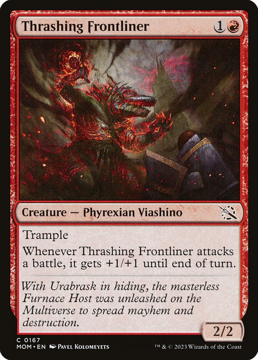 Thrashing Frontliner - (Foil): March of the Machine