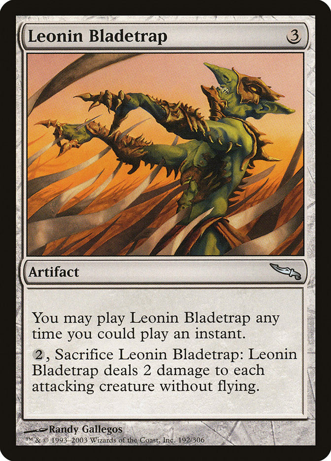 Leonin Bladetrap: Mirrodin
