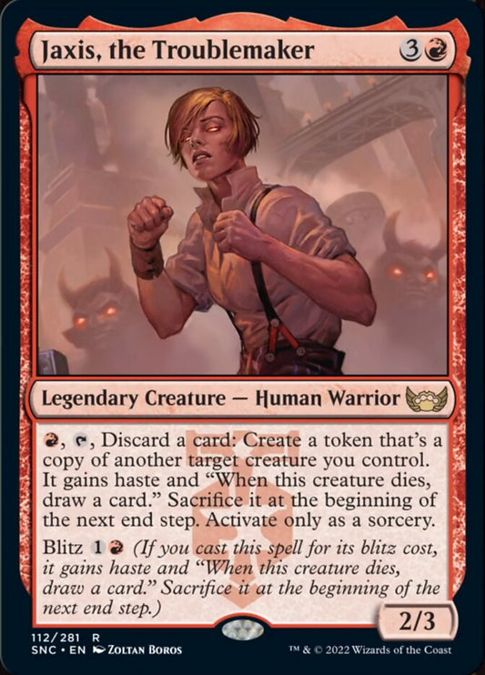 Jaxis, the Troublemaker - (Foil): Streets of New Capenna