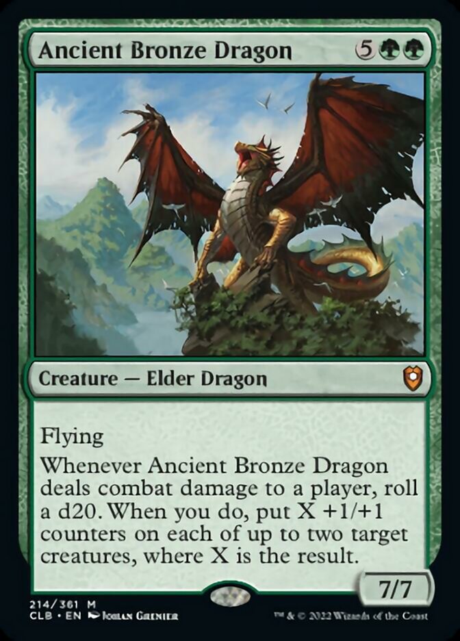 Ancient Bronze Dragon - (Foil): Commander Legends: Battle for Baldur's Gate